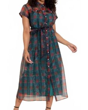 Alden Adair Holiday Rachel Dress - Blue