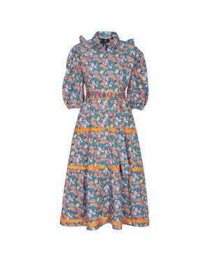 Emily Lovelock Natalie Dress - Blue