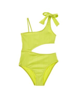 Splendid One-Shoulder Monokini - Yellow