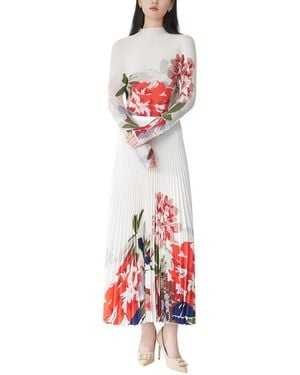 Linda Charm 2Pc Blouse & Skirt Set - White