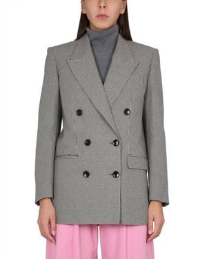 Isabel Marant Nevim Double-Breasted Jacket - Gray