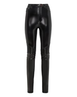Philipp Plein High Waist Biker Original - Black