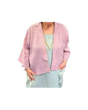 Kozan Kendall Long Sleeve Bolero - Pink