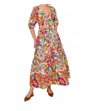 Flora Bea Giulio Dress - Red