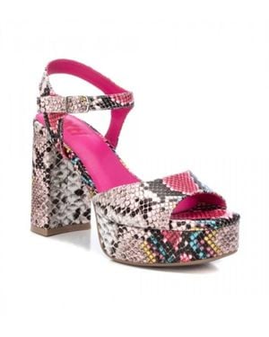 Xti Heeled Platform Sandals - Pink