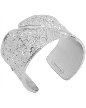 Karine Sultan Modern Geo Cuff Bracelet - Gray