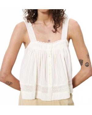 FRNCH Lalita Sleeveless Top - White