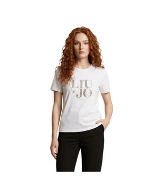 Liu Jo Cotton T-Shirt - White