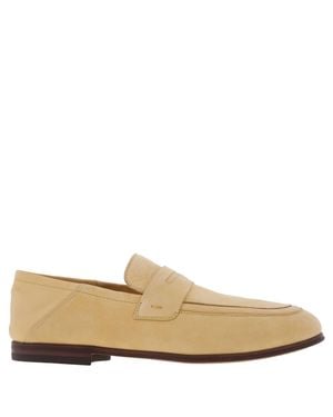 Ferragamo Ferragamo Mvit Penny Loafers, Size 9 E - Natural