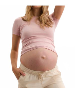 HATCH Softsculpt Knit Tee - Pink