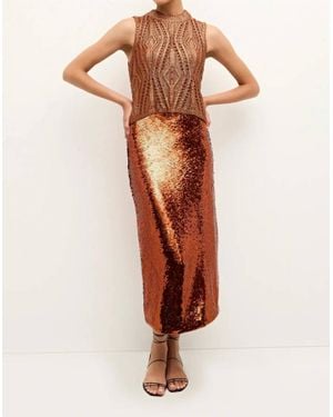 Marie Oliver Wray Skirt - Brown