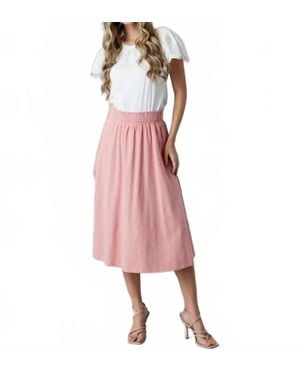 DOWNEAST Arabesque Skirt - Pink