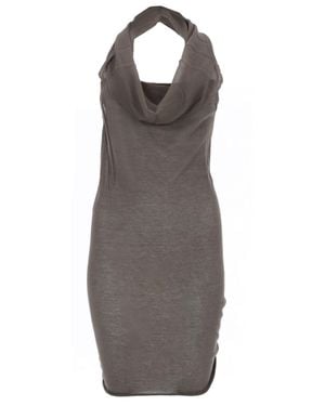 Rick Owens Sunburn Halter Top - Gray