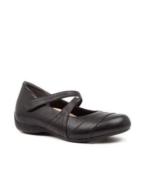 Ziera Xray Mary-Jane Flats - Black