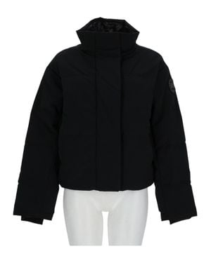 Canada Goose Grandview Cropped Down-Filled Polyester-Blend Jacket - Black