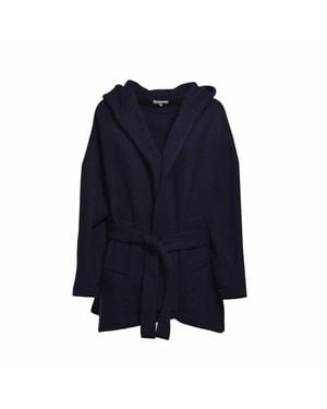 Barena Virgin Wool Carmela Bathrobe Coat - Blue