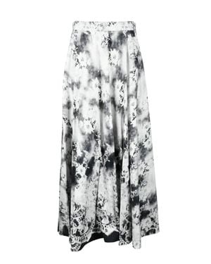 MSGM Long Skirt - White