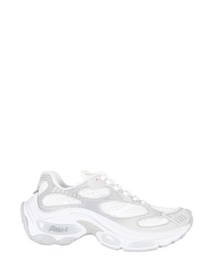 Ash Dragon Leather Mesh Sneakers - White