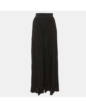 Missoni Metallic Lurex And Knit Maxi Skirt - Black