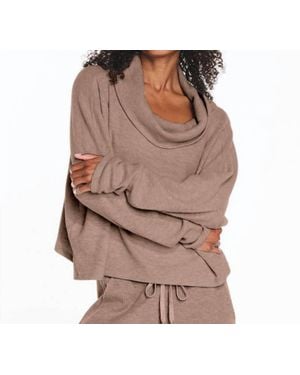 Splendid London Drape Top - Brown