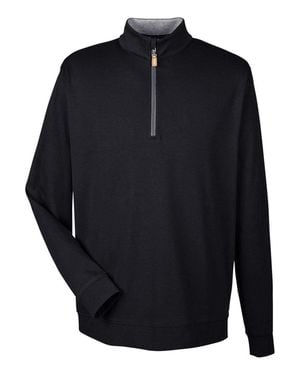 Devon & Jones Drytec20 Performance Quarter-Zip Pullover - Blue