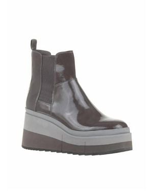 Naked Feet Guild Platform Chelsea Boots - Gray