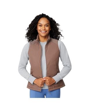 Free Country Quilted Hybrid Vest - Gray