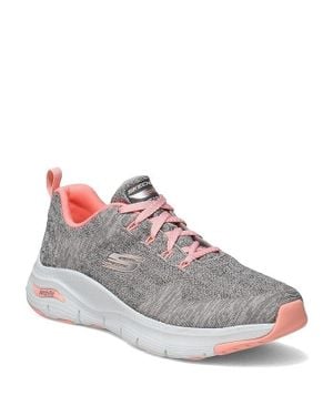 Skechers Arch Fit Comfy Wave Sneakers Lifestyle Shoes Eee4219 - Gray
