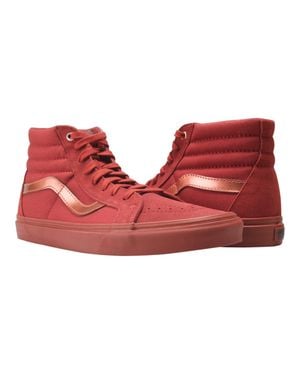 Vans Sk8 Hi Reissue Classic Hi Top Sneaker - Red