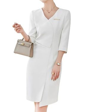 Tedora Dress - White