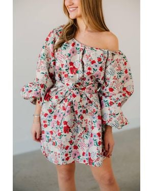 Tela Shirley Temple Mini Dress - Natural