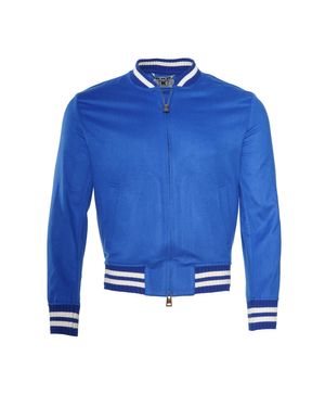 Kiton Kired Didier Cashmere Light Jacket - Blue