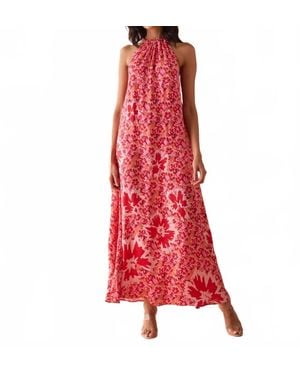 Omika Lyra Maxi Dress - Red