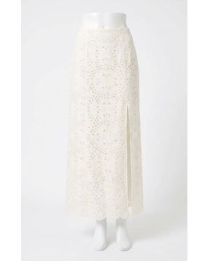 Z Supply Emrie Eyelet Skirt - White
