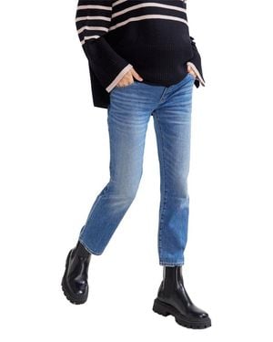 HATCH The Straight Maternity Jean - Blue