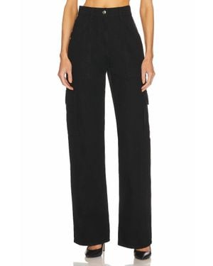 IRO Tiam Wide Leg Cargo Pants - Black