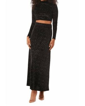 MISA Los Angles Ekat Knit Skirt - Black