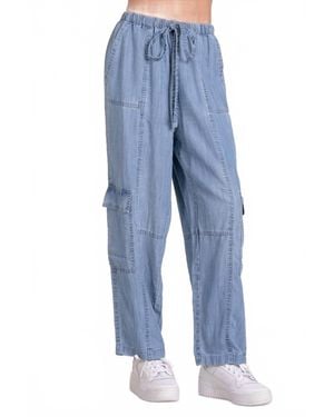 Elan The Lightweight Cargo Pants - Blue