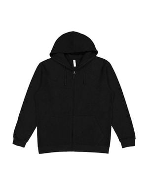 L.A.T Full-Zip Fleece Hoodie - Black