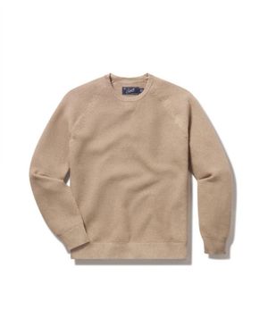 Grayers Ernest Cotton Cashmere Crew Sweater - Natural