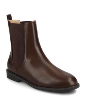 Journee Collection Journee Chelsea Boots - Brown