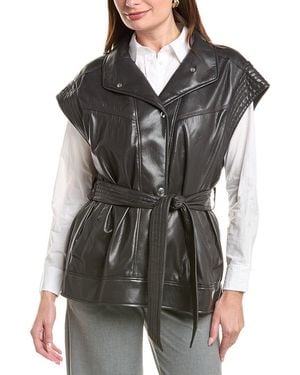 BOSS Jacaro Faux Leather Jacket - Black