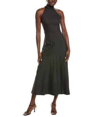 Azeeza Faye Midi Dress - Black