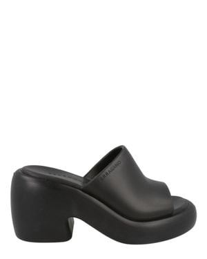 Ferragamo Deva Sandals - Black