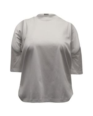 Dion Lee Utility Contour Cutout T-Shirt - Gray