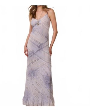 LoveShackFancy Eirene Maxi Dress - Purple