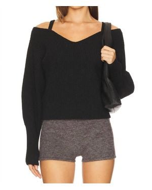 LNA Brielle Sweater - Black