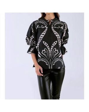 Beyond By Vera Stella Top - Black
