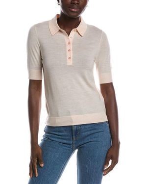 BOSS Boss Fidenka Wool Polo Shirt - Blue