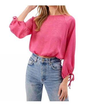 Kylie Paige Tyla Satin Top - Red